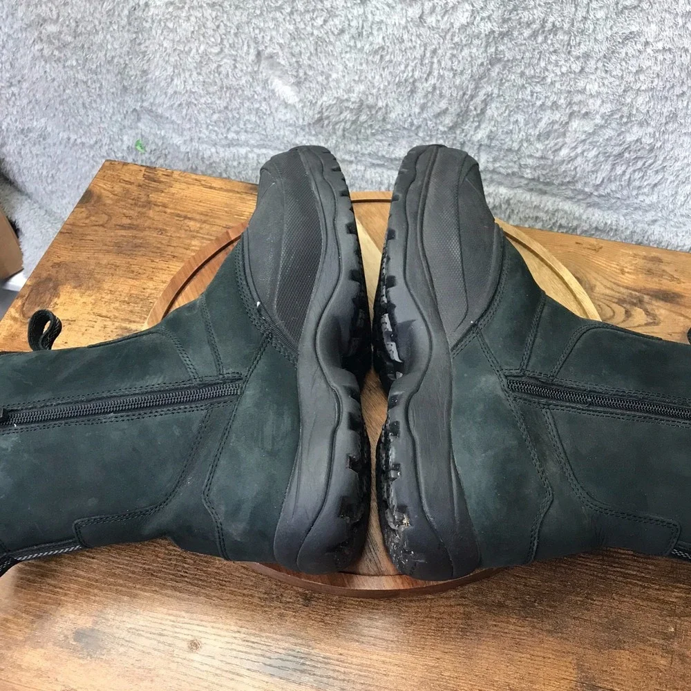LL Bean Tek 2.5 Storm Chaser 5 Chelsea Boots Mens 10.5 Blk‎ Waterproof Side Zip